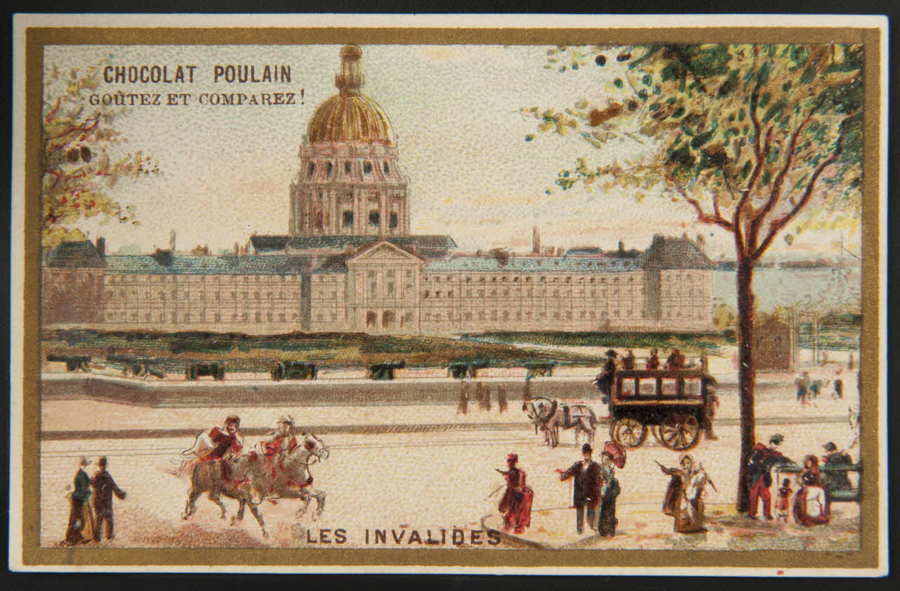 Bourgerie carte réclame chromo Paris 1880-1910 1995.1.1339.5 Photo