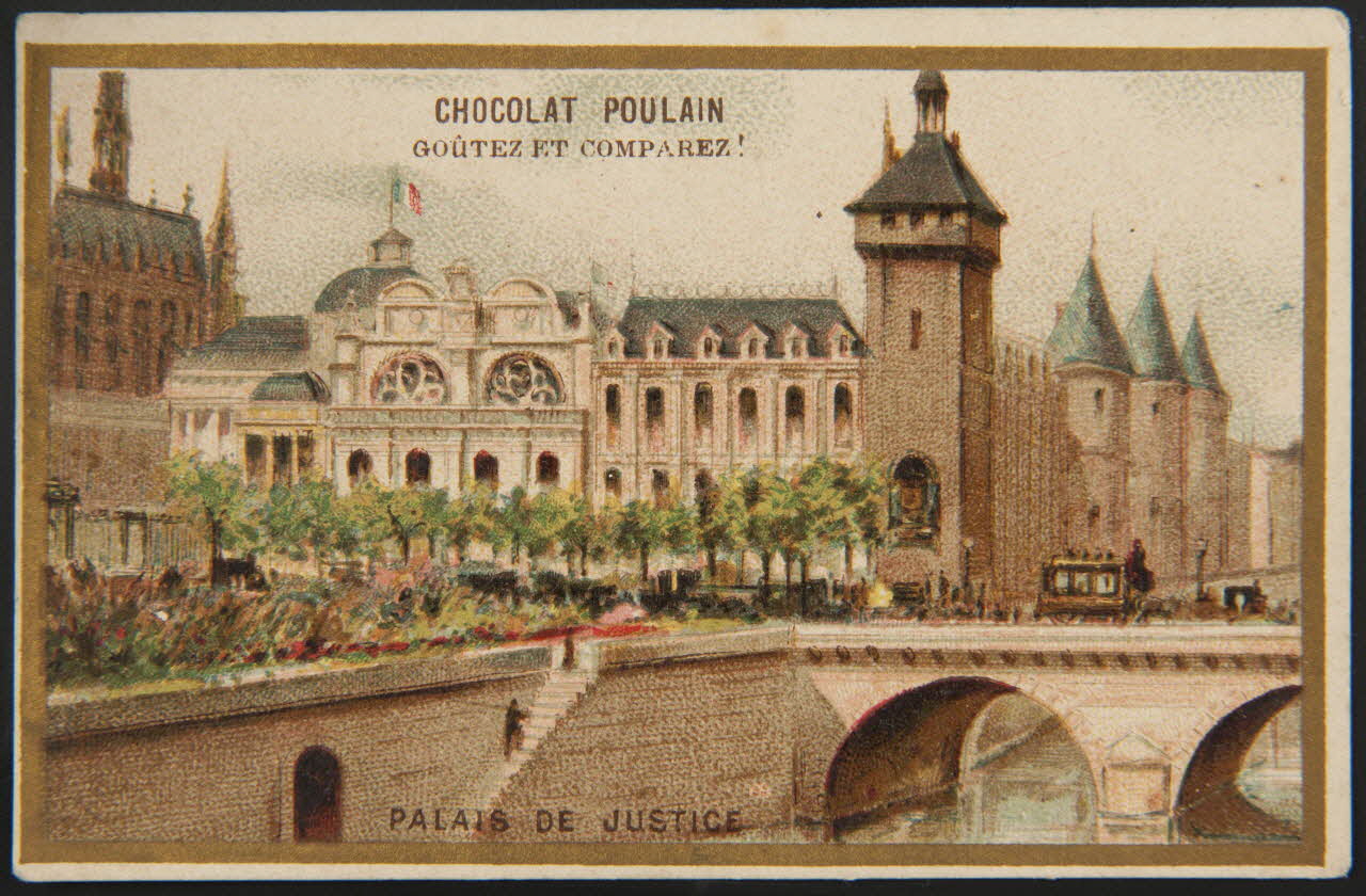 Bourgerie carte réclame chromo Paris 1880-1910 1995.1.1339.7 Photo