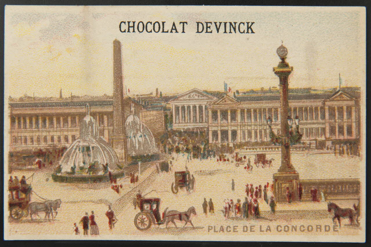 Bourgerie carte réclame chromo Paris 1880-1910 1995.1.1339.8 Photo