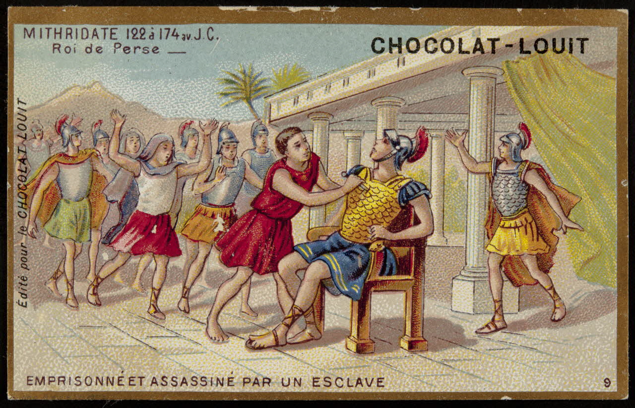Weyl et Sevestre carte réclame chromo Paris 1883-1914 1995.1.1387.9 Photo