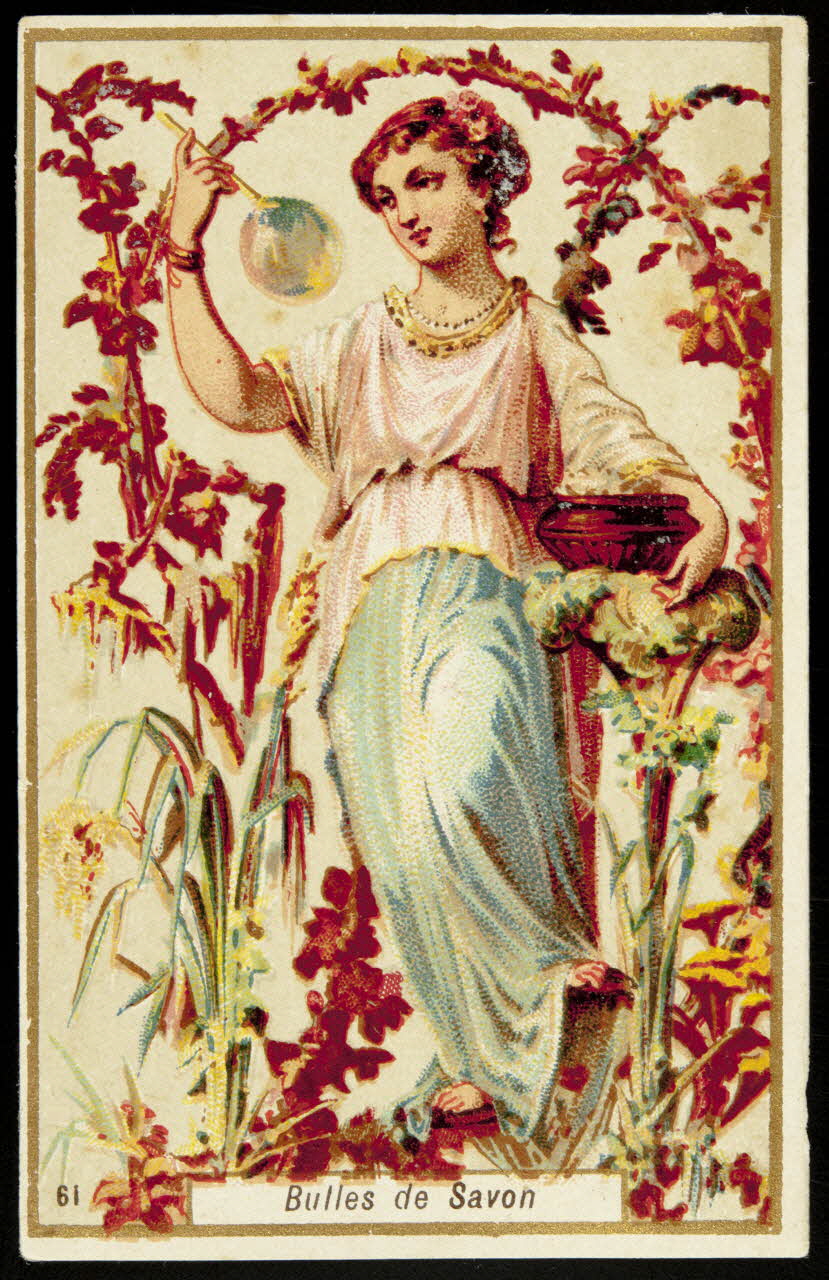 D. Hutinet carte réclame chromo Roubaix 1894-1900 1995.1.1391.5 Photo