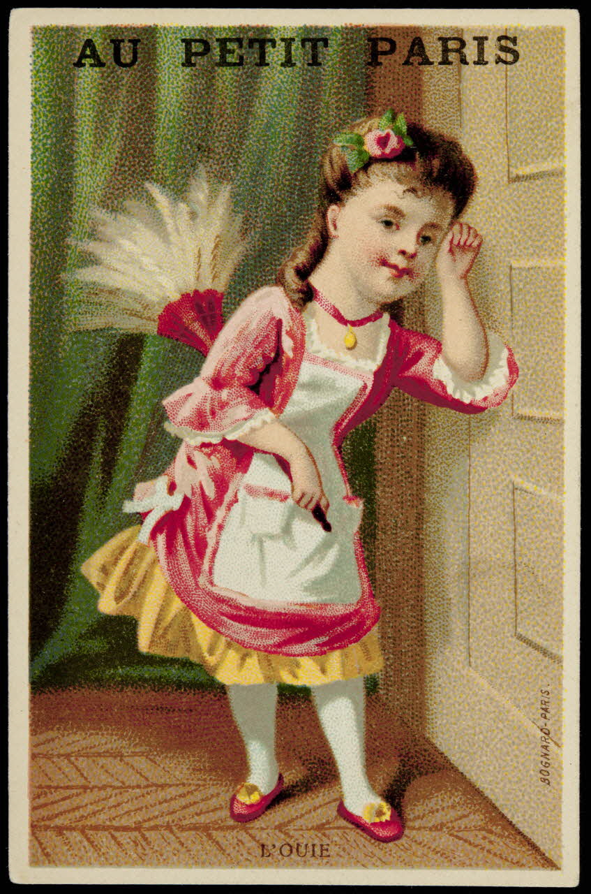 Bognard carte réclame chromo Paris 1876-1890 1995.1.14.4 Photo