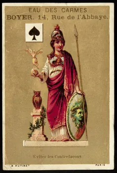 D. Hutinet carte réclame chromo Paris 1880-1890 1995.1.1411.3 Photo