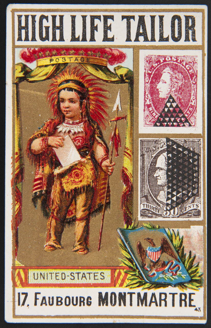 D. Hutinet carte réclame chromo Nord-Pas-de-Calais, France 1894-1900 1995.1.1413.8 Photo