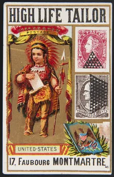 D. Hutinet carte réclame chromo Nord-Pas-de-Calais, France 1894-1900 1995.1.1413.8 Photo