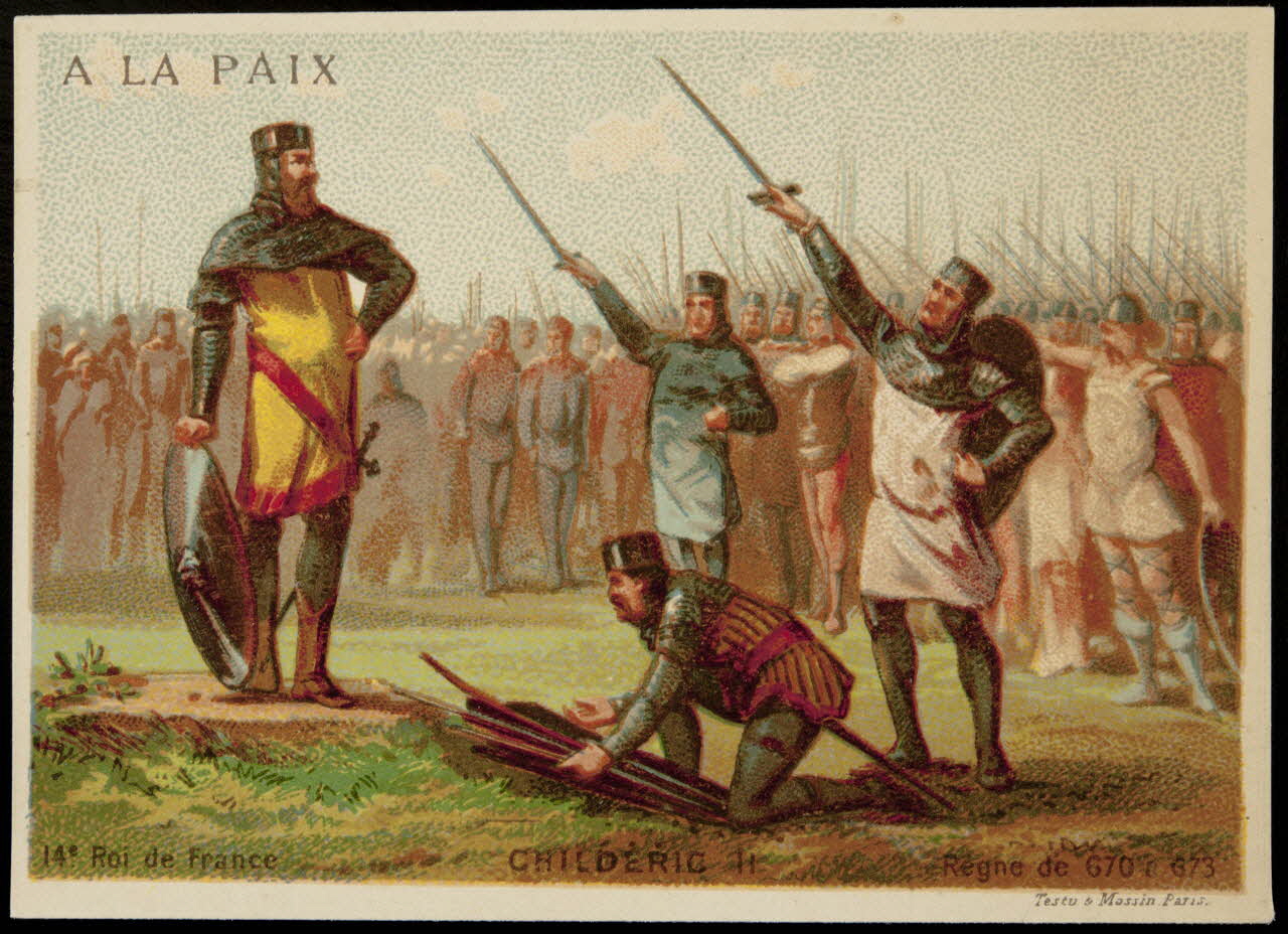 Testu & Massin carte réclame chromo Paris 1878-1886 1995.1.1430.14 Photo