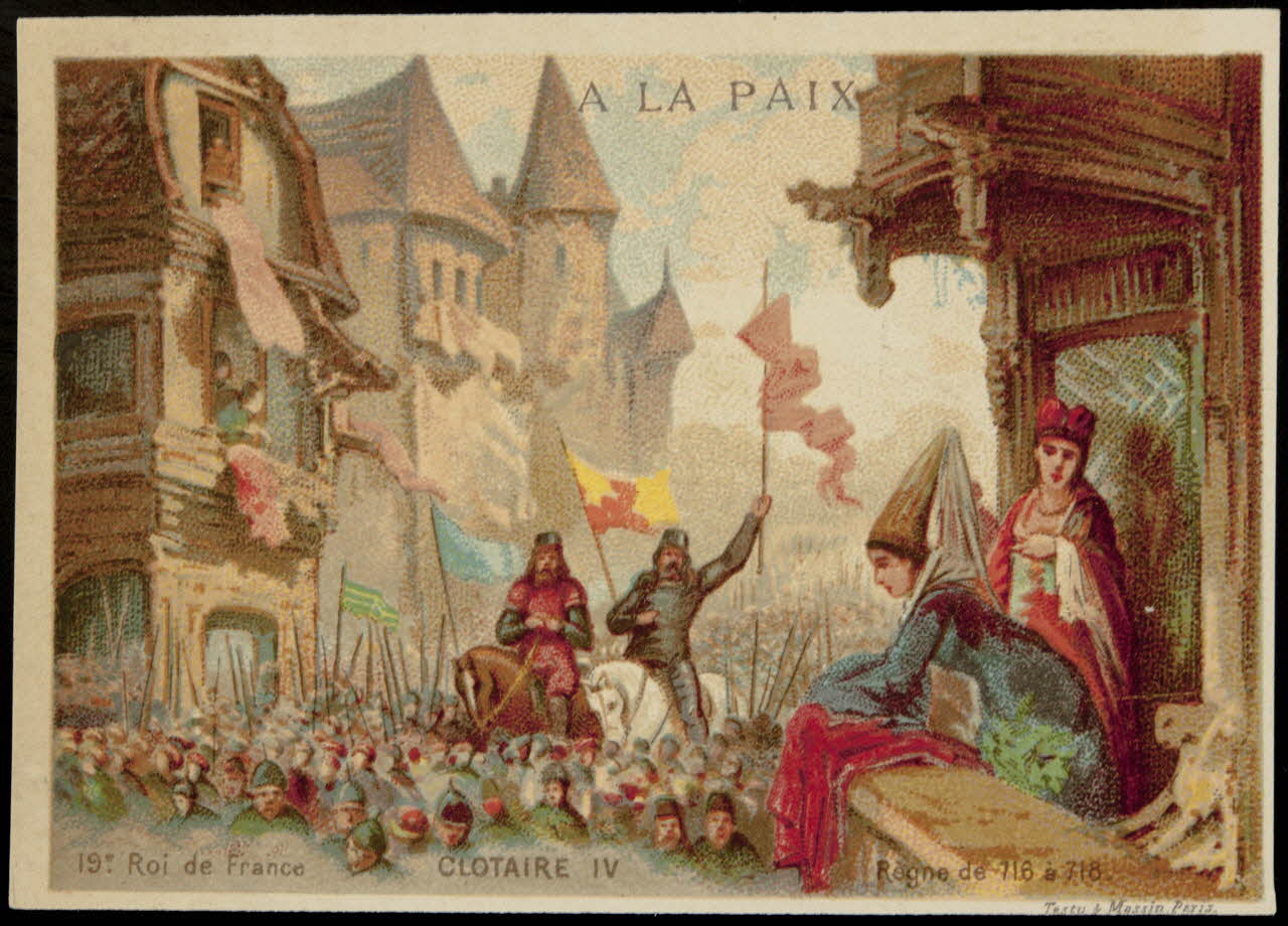 Testu & Massin carte réclame chromo Paris 1878-1886 1995.1.1430.19 Photo