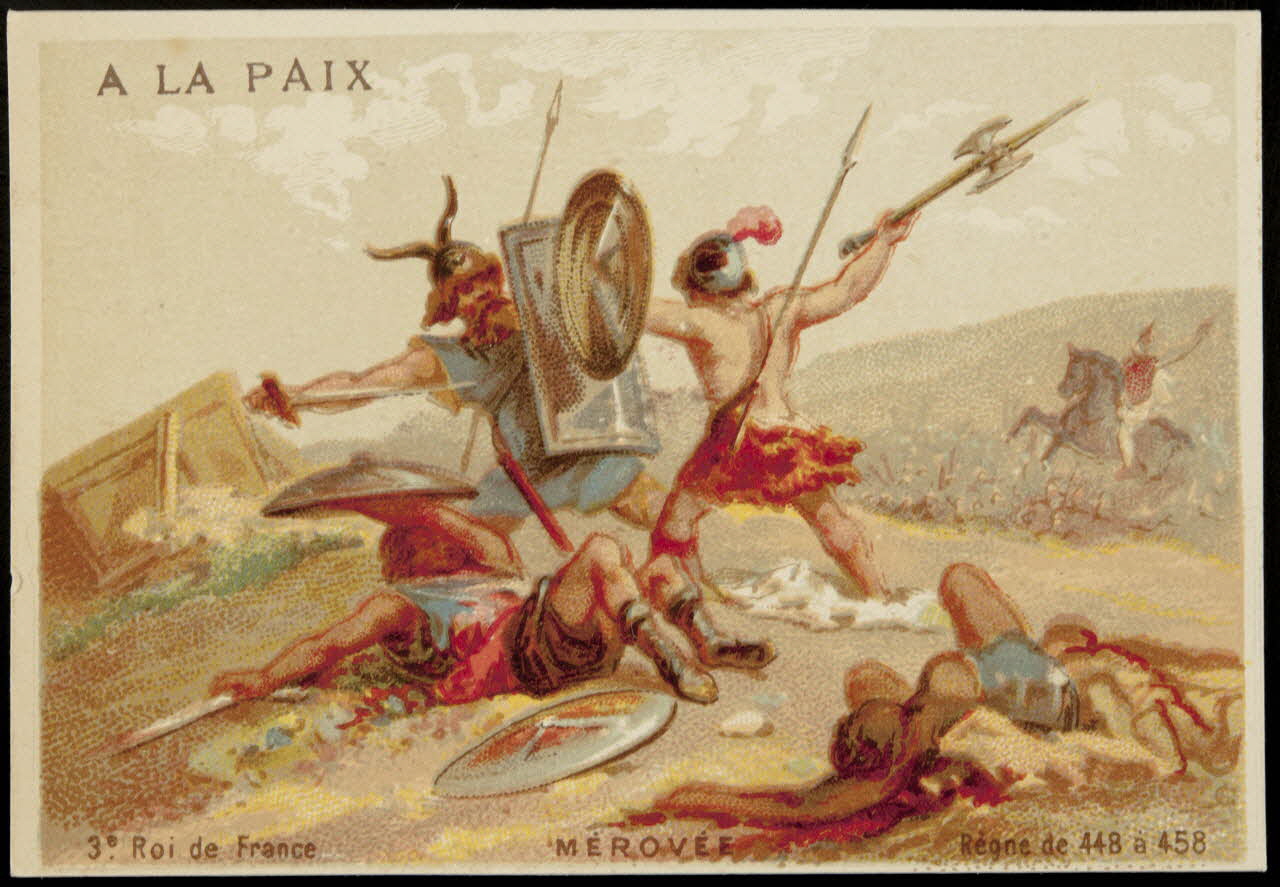 Testu & Massin carte réclame chromo Paris 1878-1886 1995.1.1430.3 Photo