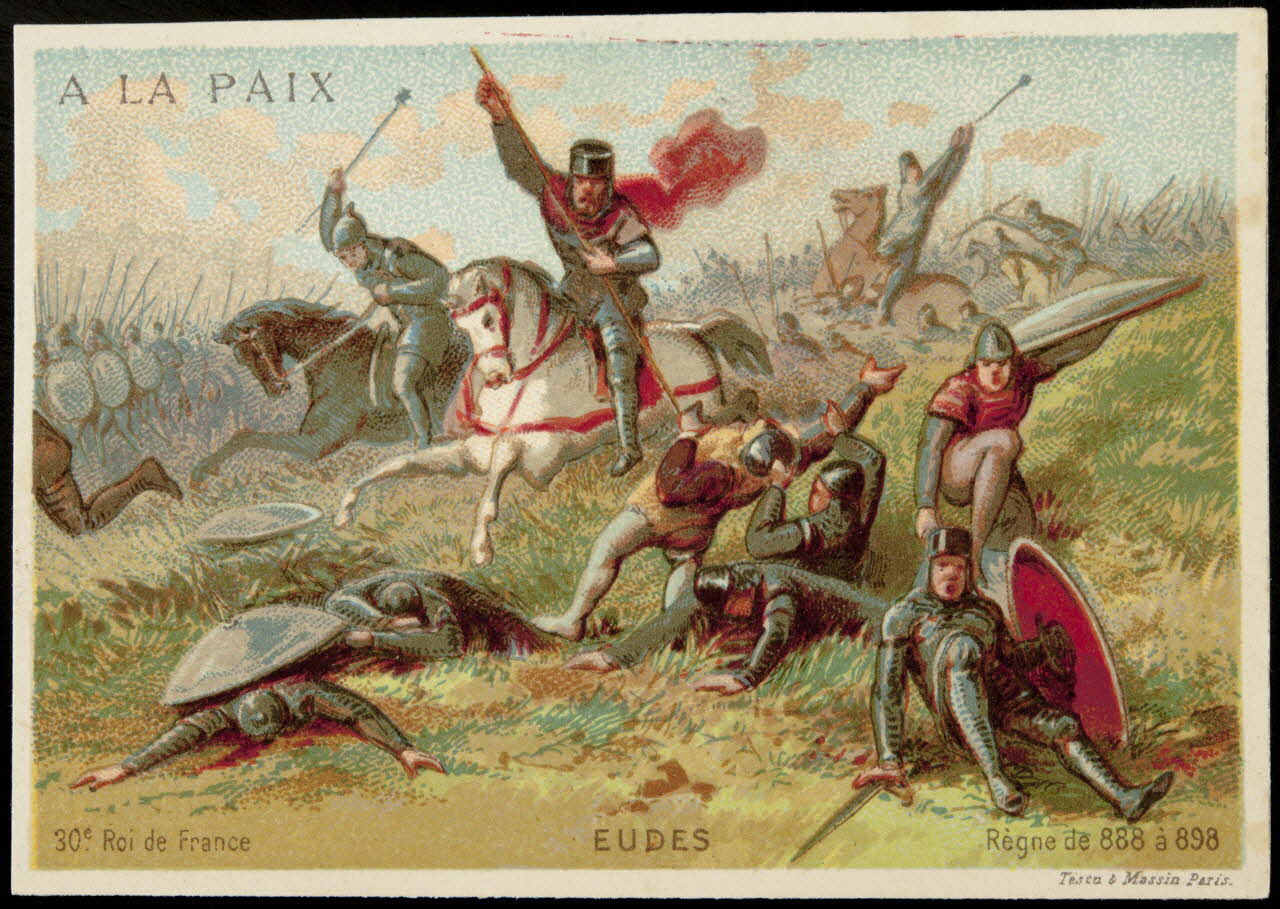 Testu & Massin carte réclame chromo Paris 1878-1886 1995.1.1430.30 Photo