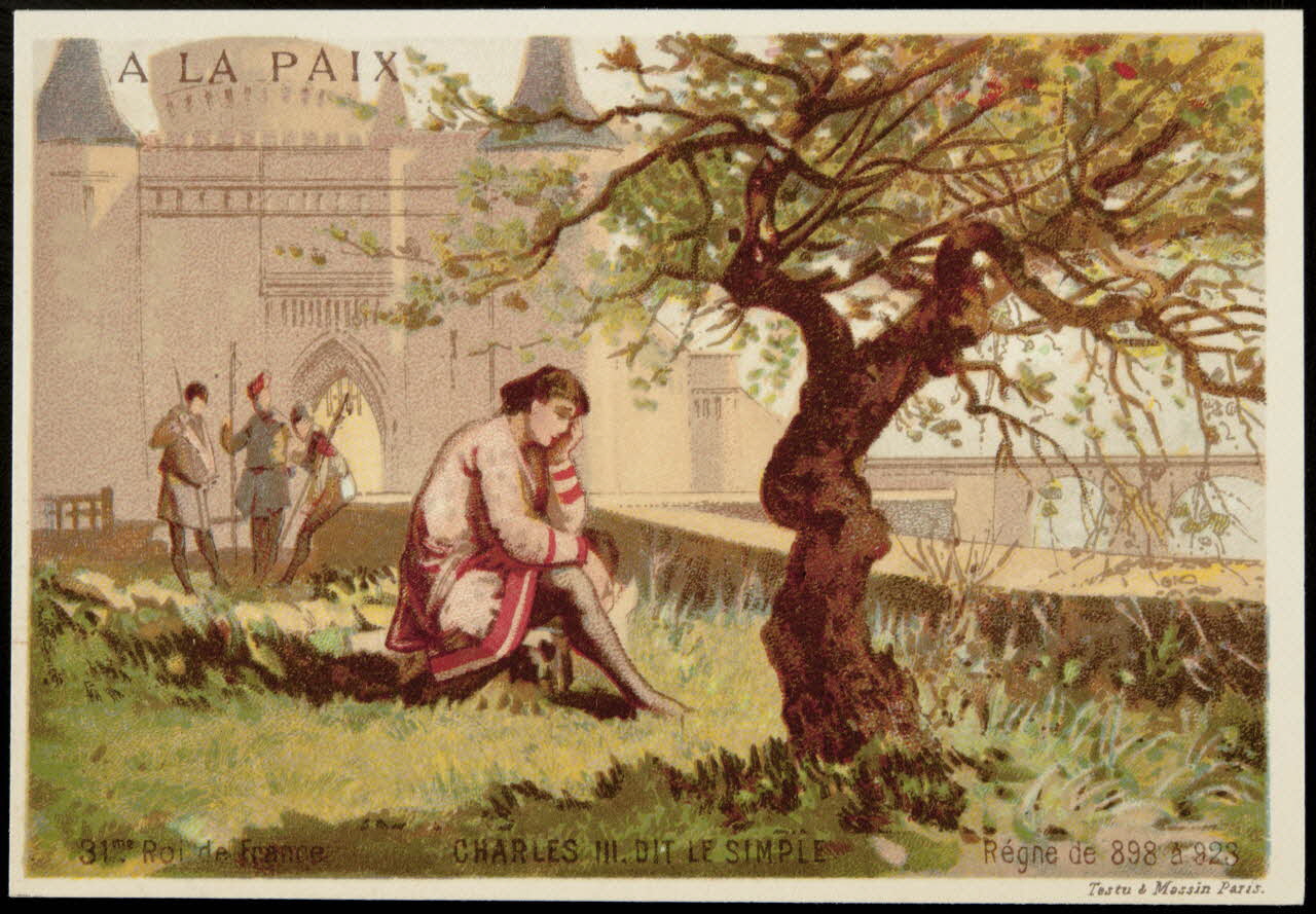 Testu & Massin carte réclame chromo Paris 1878-1886 1995.1.1430.31 Photo