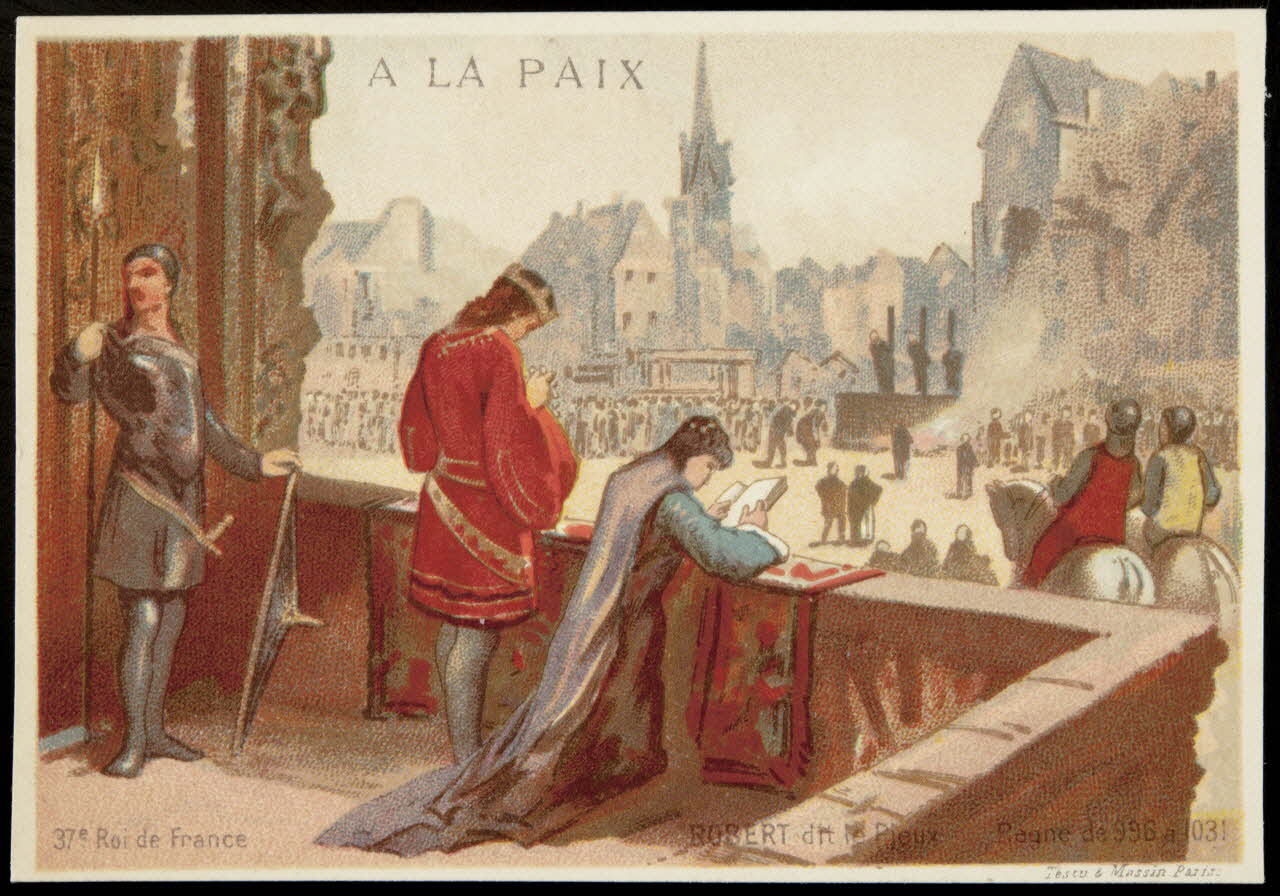 Testu & Massin carte réclame chromo Paris 1878-1886 1995.1.1430.37 Photo