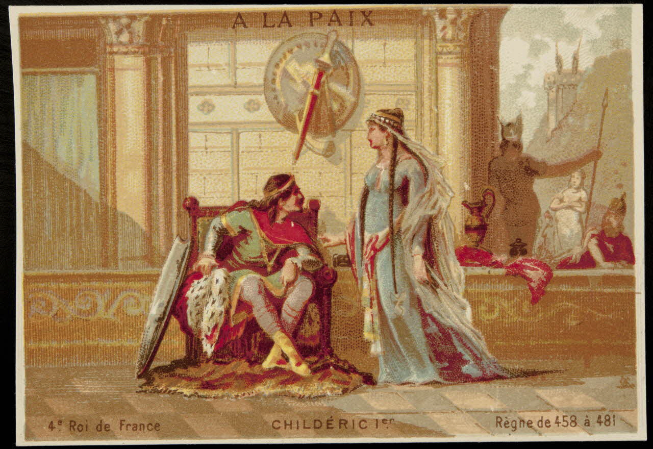 Testu & Massin carte réclame chromo Paris 1878-1886 1995.1.1430.4 Photo