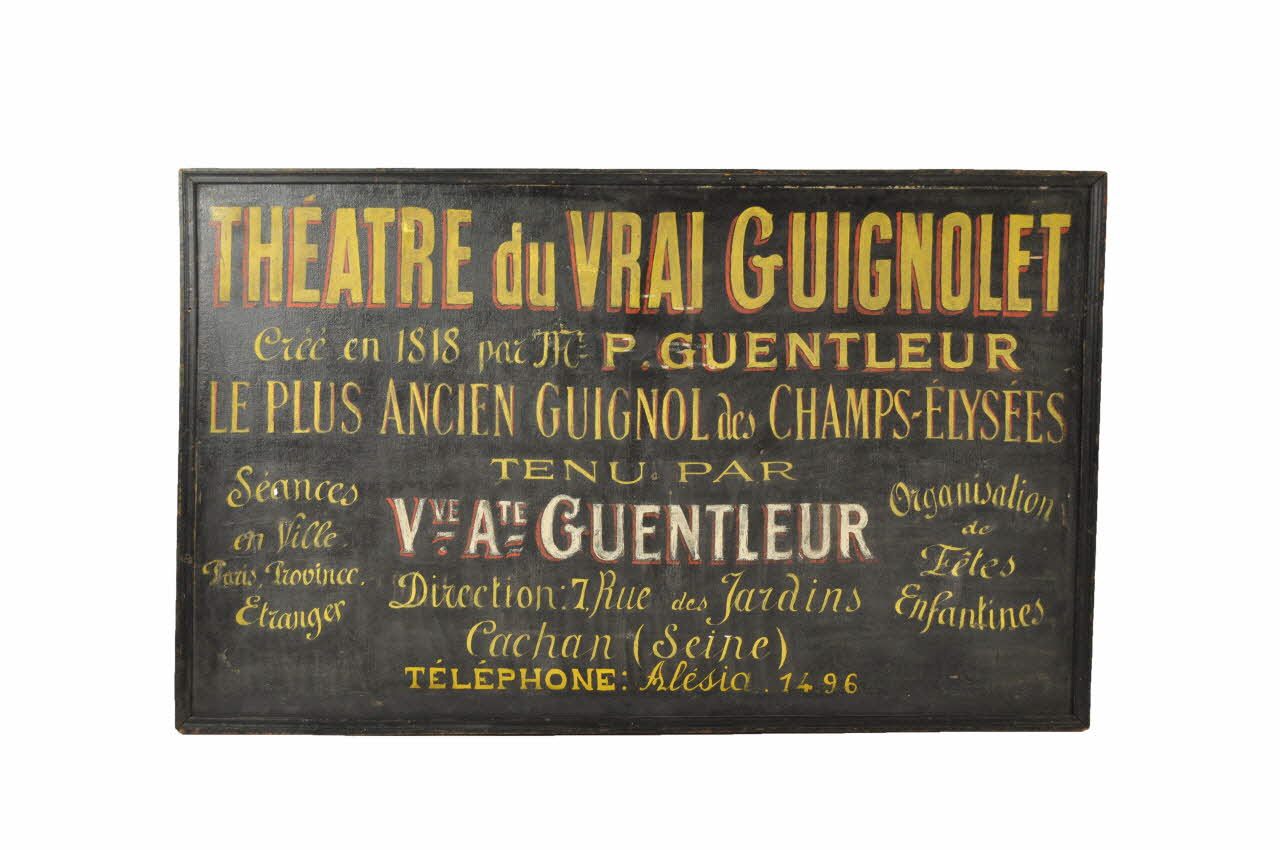 élément constitutif de théâtre de marionnettes 1922 1966.24.7 Photo Mucem