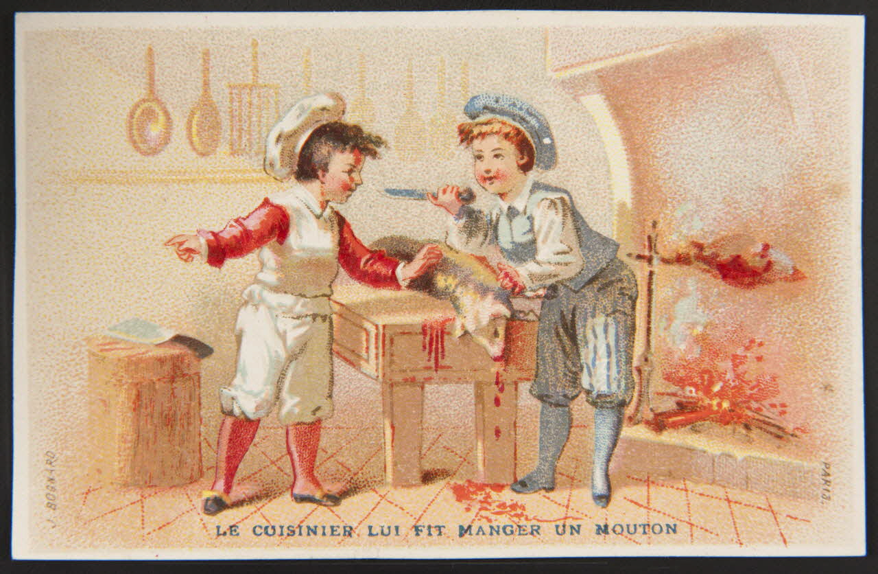 Bognard carte réclame chromo Paris 1876-1890 1995.1.147.5 Photo