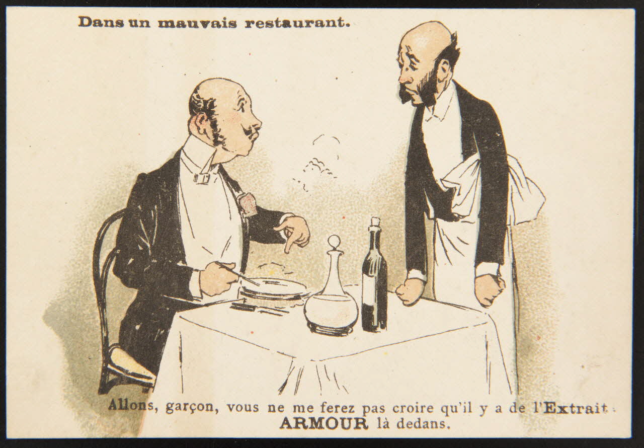 carte réclame chromo Paris 1890-1896 1995.1.1472.1 Photo