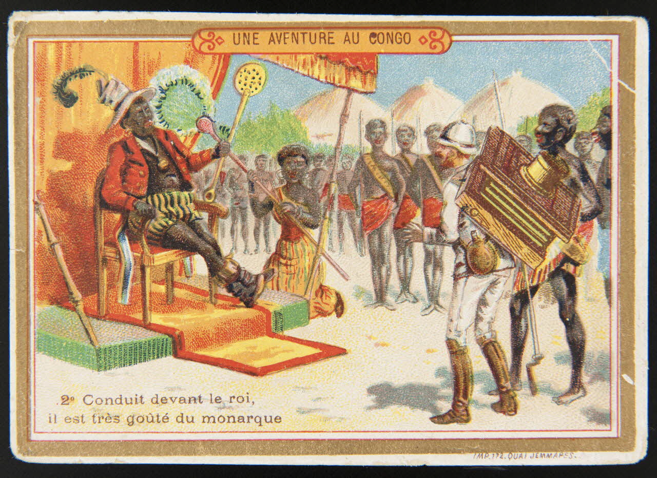 carte réclame chromo Paris 1896-1910 1995.1.1476.1 Photo