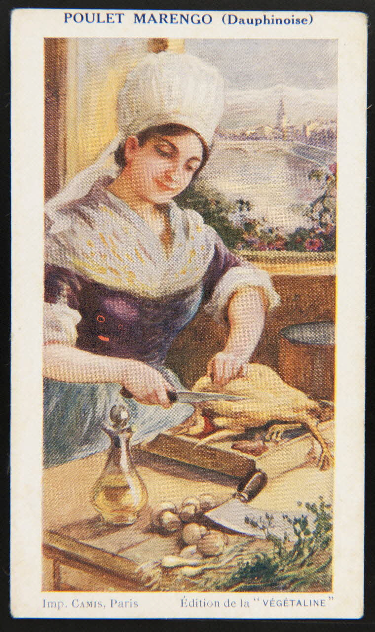 Editions de la Végétaline carte réclame chromo Paris 1882 1995.1.1478.2 Photo
