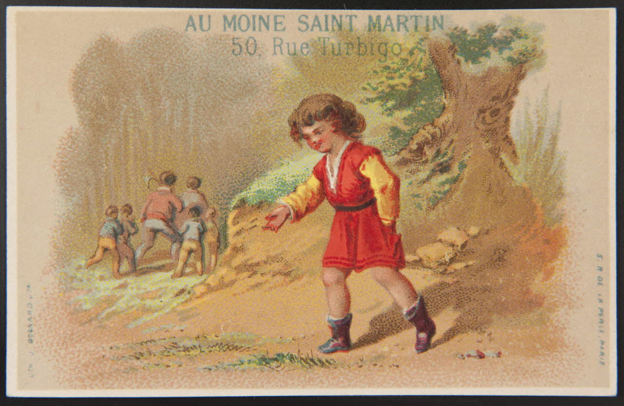 Bognard carte réclame chromo Paris 1876-1890 1995.1.148.1 Photo