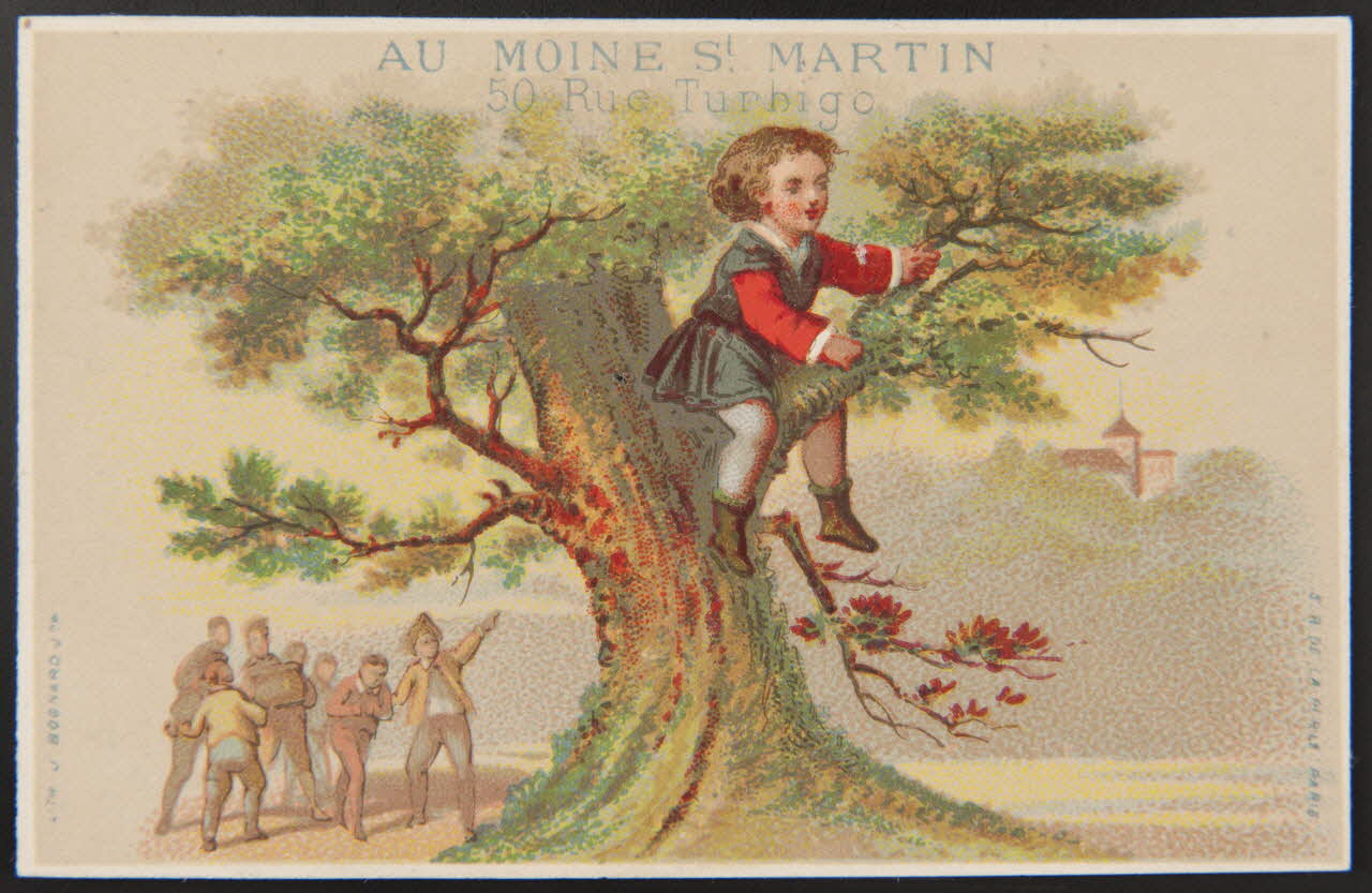 Bognard carte réclame chromo Paris 1876-1890 1995.1.148.2 Photo