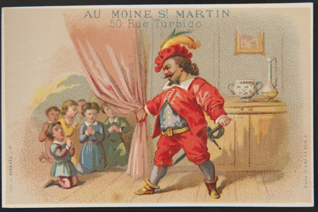 Bognard carte réclame chromo Paris 1876-1890 1995.1.148.3 Photo