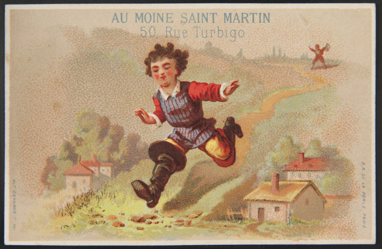 Bognard carte réclame chromo Paris 1876-1890 1995.1.148.4 Photo