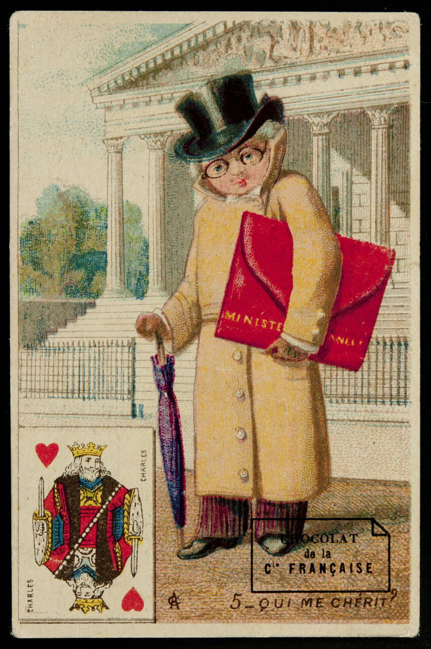 Alfred Clarey carte réclame chromo Paris 1878-1893 1995.1.1482.1 Photo