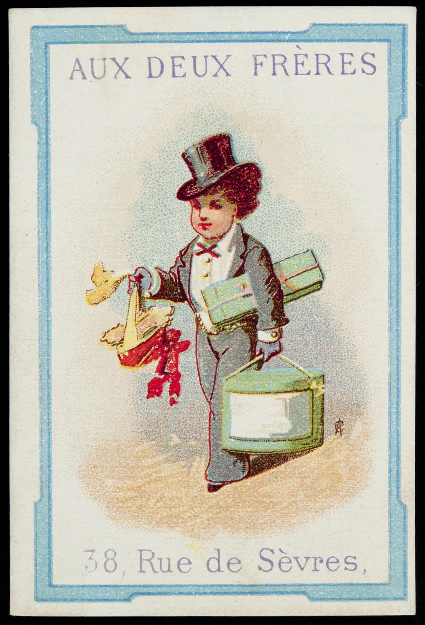 Alfred Clarey carte réclame chromo Asnières 1878-1889 1995.1.1485.8 Photo