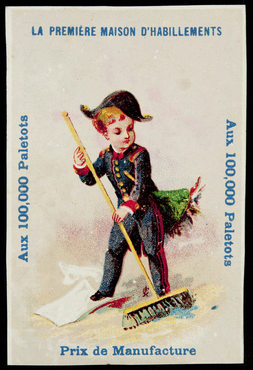 Alfred Clarey carte réclame chromo Asnières 1878-1884 1995.1.1485.9 Photo