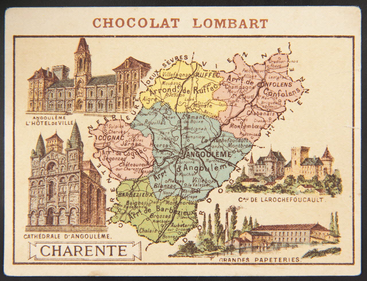 Bognard carte réclame chromo Paris 1876-1890 1995.1.154.1 Photo