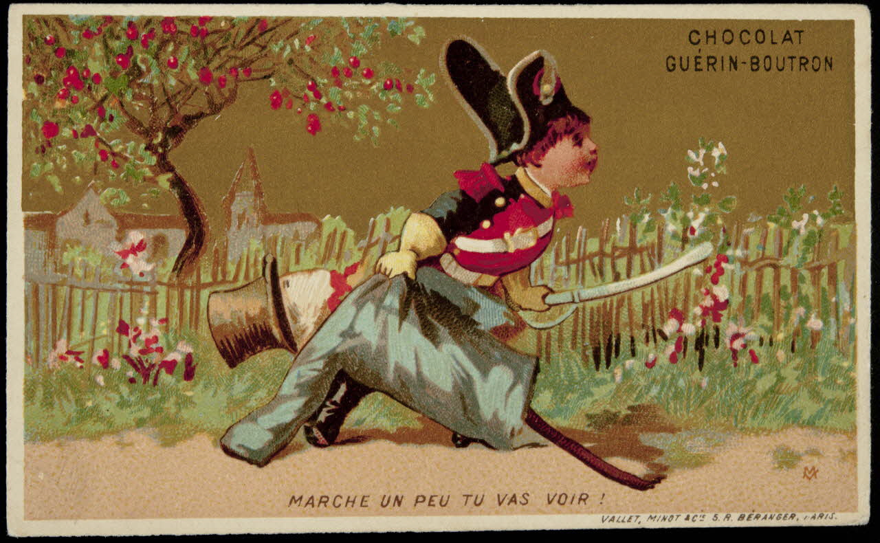 Vallet-Minot et Cie carte réclame chromo Paris 1881-1884 1995.1.155.3 Photo