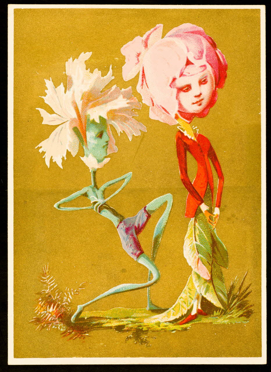 Romanet carte réclame chromo Paris 1878-1890 1995.1.1568.2 Photo
