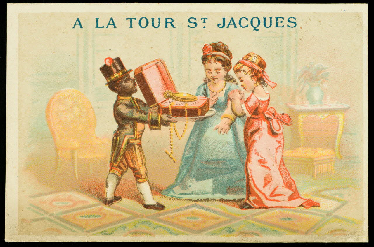 carte réclame chromo Paris 1878-1890 1995.1.1586.9 Photo