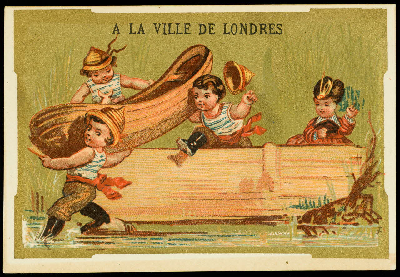 Parrot et Cie successeur carte réclame chromo Paris 1878-1890 1995.1.1594.5 Photo