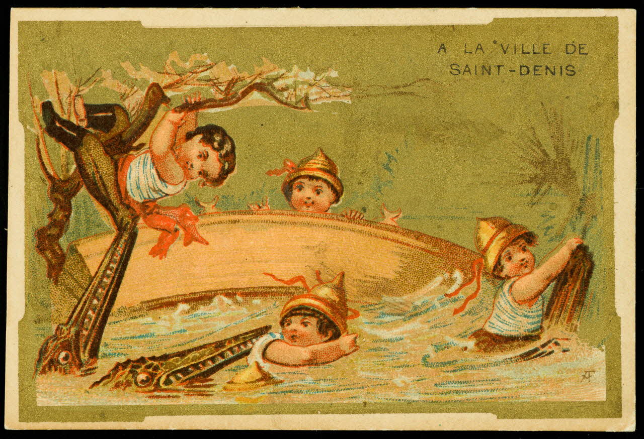 Parrot et Cie successeur carte réclame chromo Paris 1878-1890 1995.1.1594.6 Photo