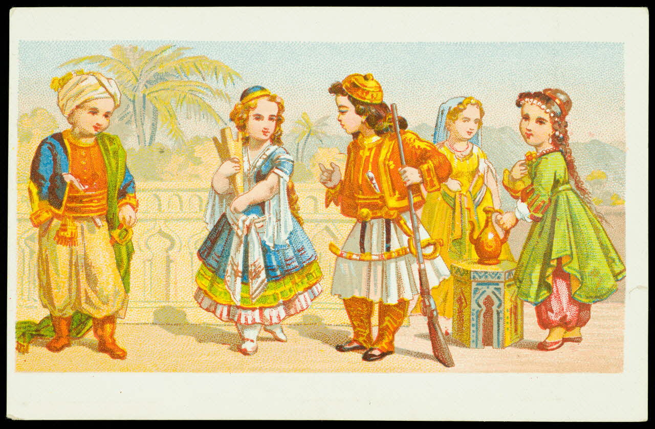 carte réclame chromo Paris 1878-1890 1995.1.1597.4 Photo