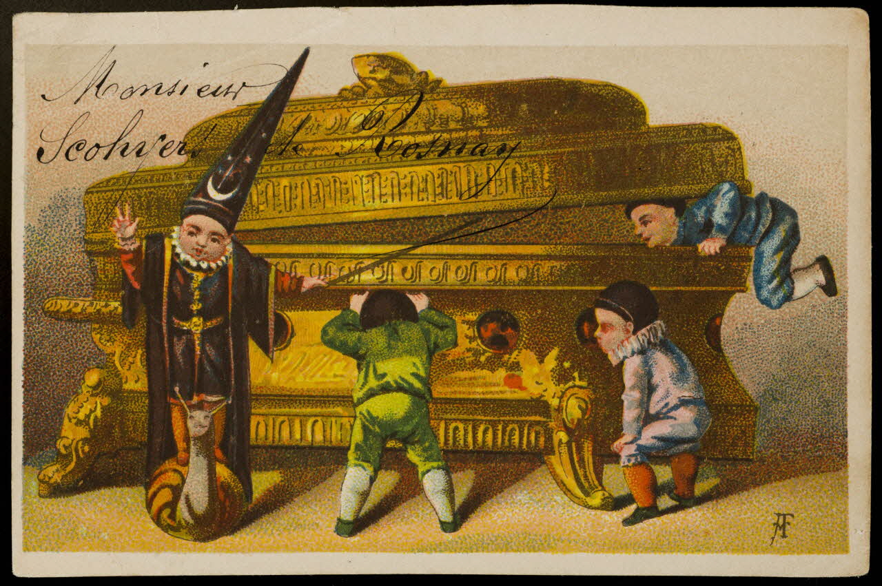 carte réclame chromo Paris 1878-1890 1995.1.1606.16 Photo