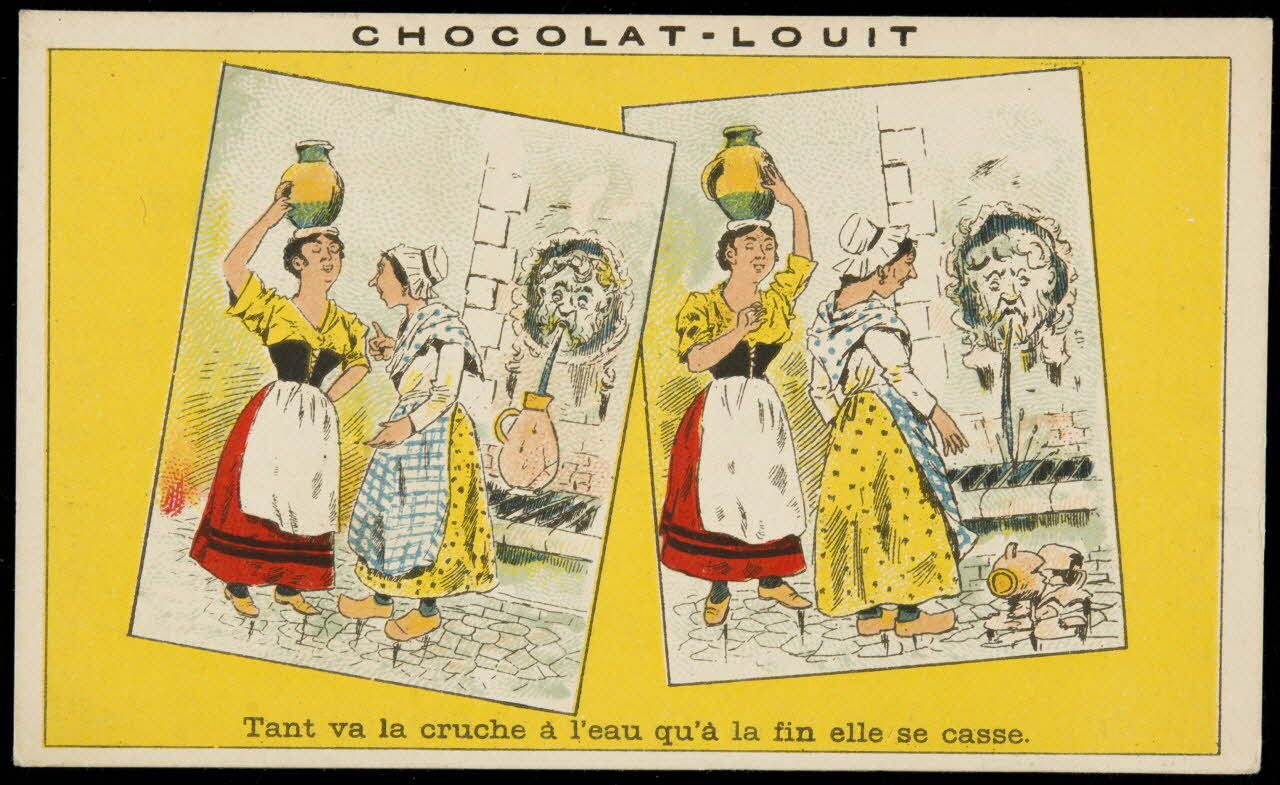 Baster & Vieillemard carte réclame chromo Paris 1896-1906 1995.1.161.15 Photo