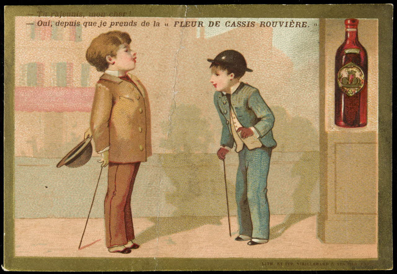 Pierre Vieillemard carte réclame chromo Paris 1886-1895 1995.1.1629.2 Photo