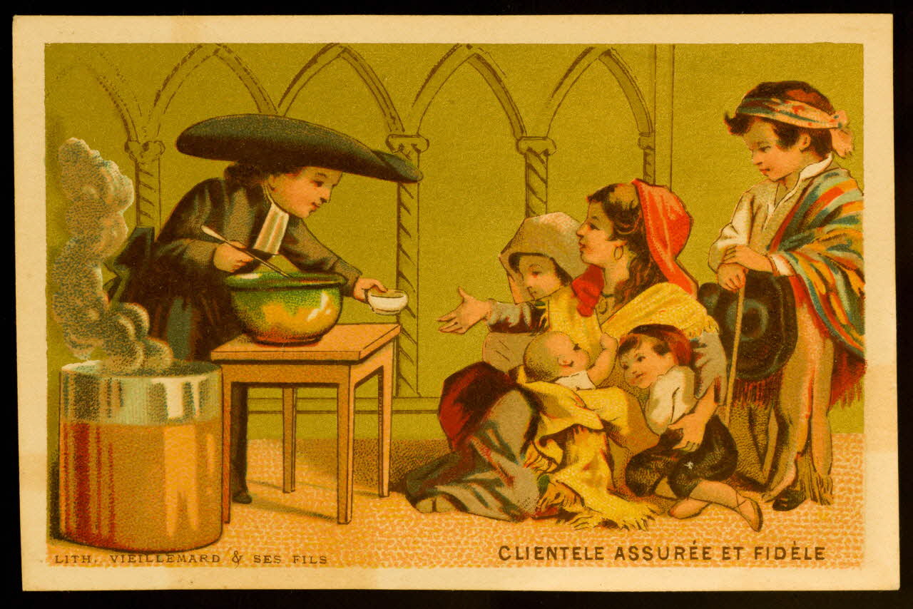 Pierre Vieillemard carte réclame chromo Paris 1886-1895 1995.1.1643.2 Photo