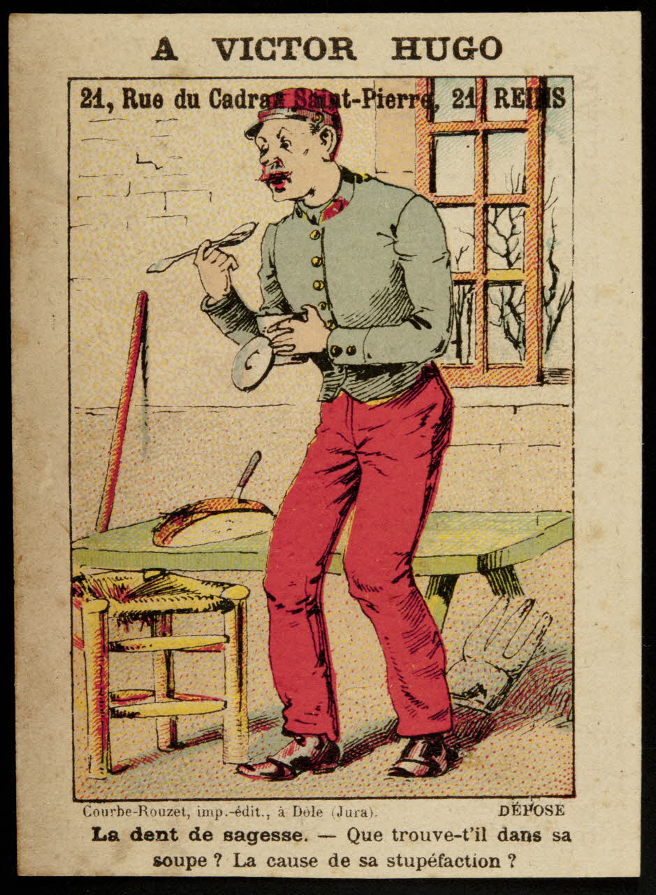 carte réclame chromo Dôle 1880-1900 1995.1.1652.5 Photo