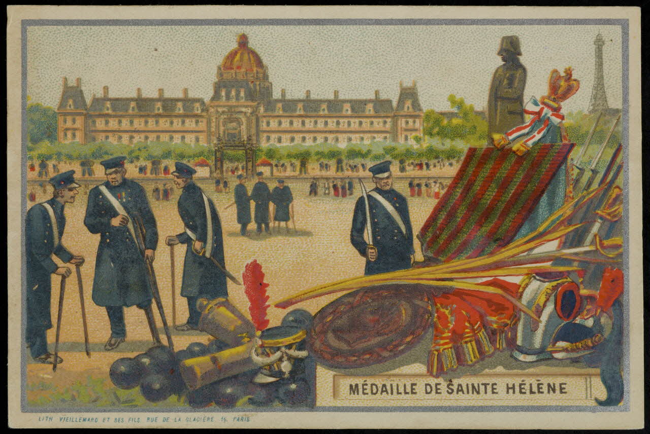Baster & Vieillemard carte réclame chromo Paris 1886-1906 1995.1.1656.14 Photo