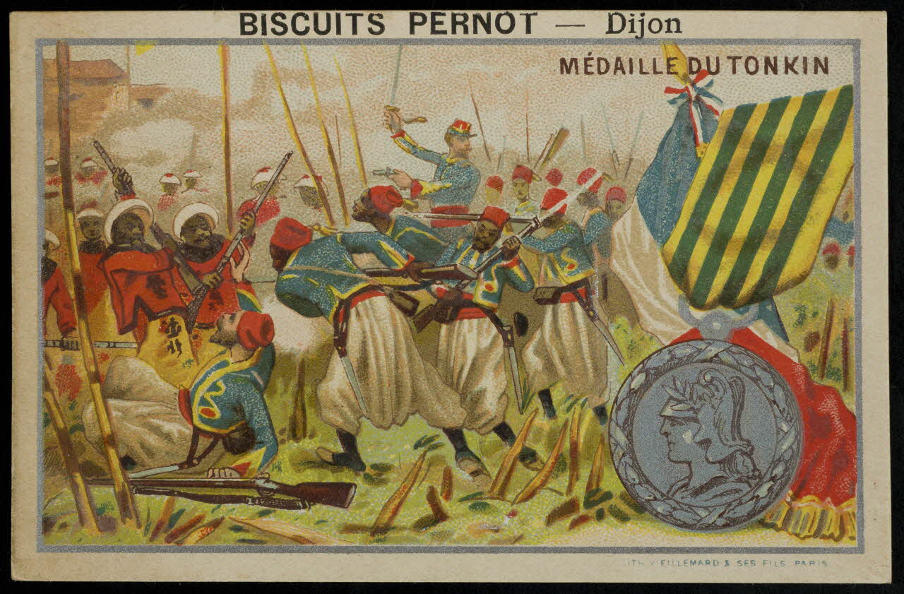 Baster & Vieillemard carte réclame chromo Paris 1886-1906 1995.1.1656.16 Photo