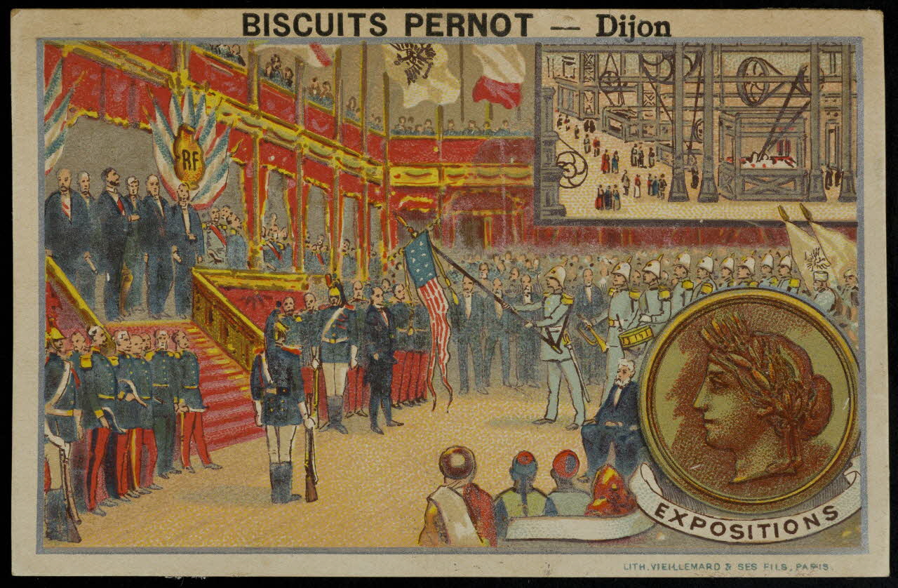 Baster & Vieillemard carte réclame chromo Paris 1886-1906 1995.1.1656.3 Photo