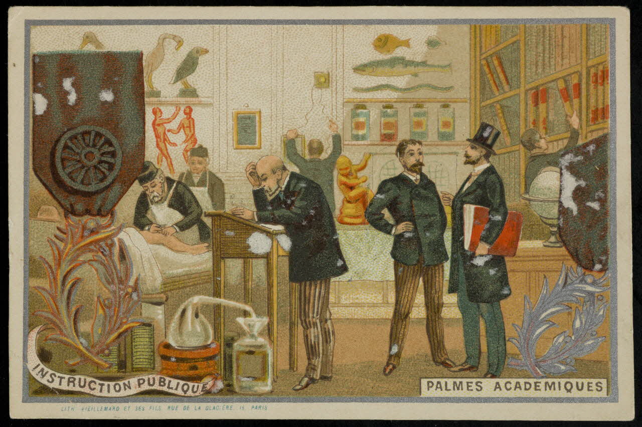 Baster & Vieillemard carte réclame chromo Paris 1886-1906 1995.1.1656.4 Photo