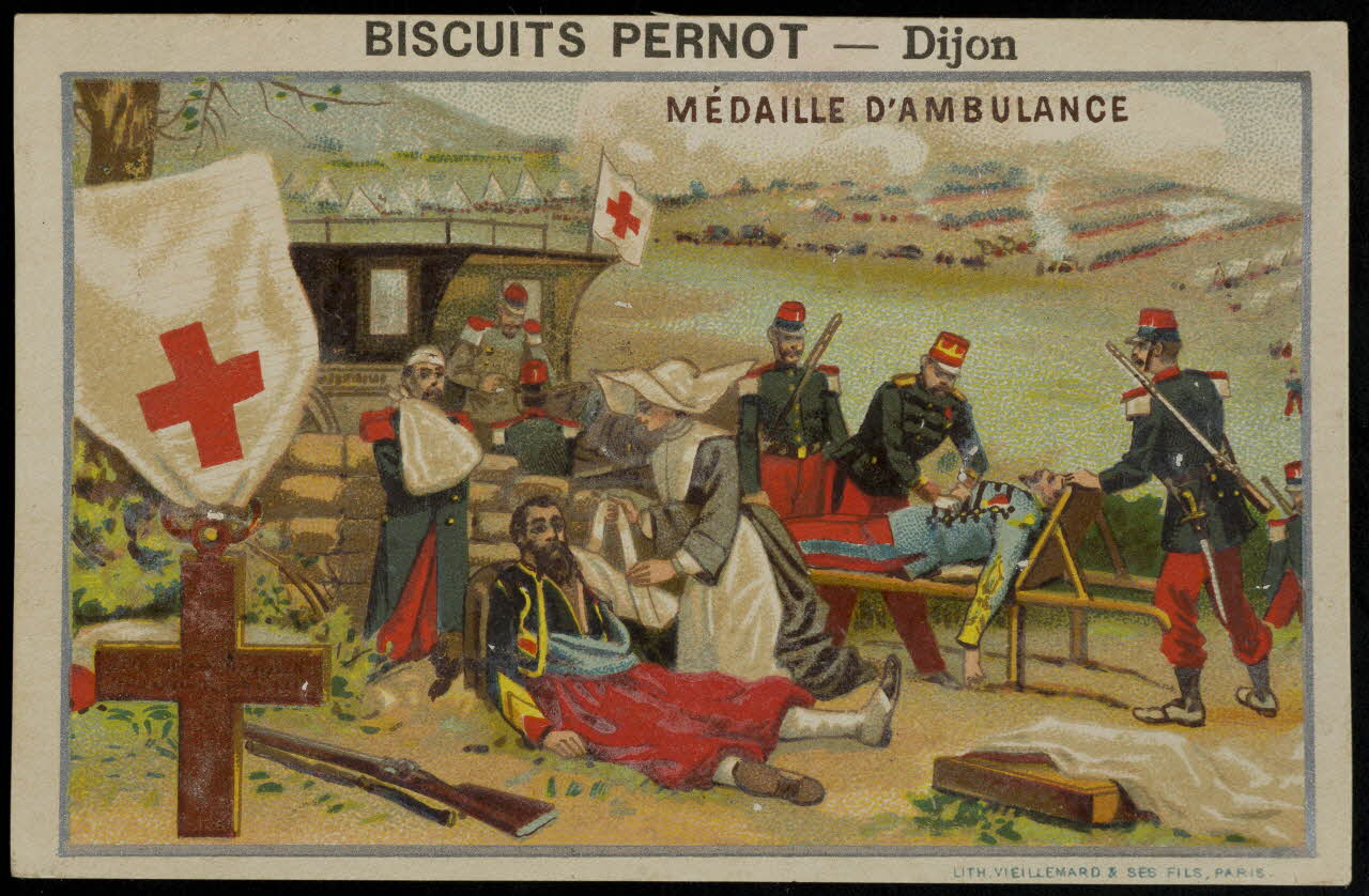 Baster & Vieillemard carte réclame chromo Paris 1886-1906 1995.1.1656.5 Photo