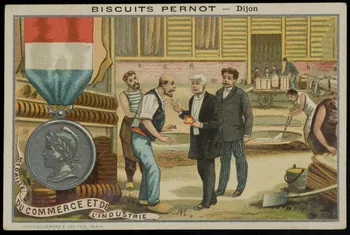 Baster & Vieillemard carte réclame chromo Paris 1886-1906 1995.1.1656.8 Photo