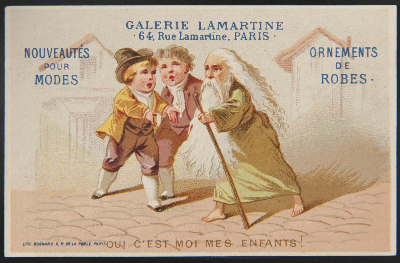 Bognard carte réclame chromo Paris 1876-1890 1995.1.1666.8 Photo