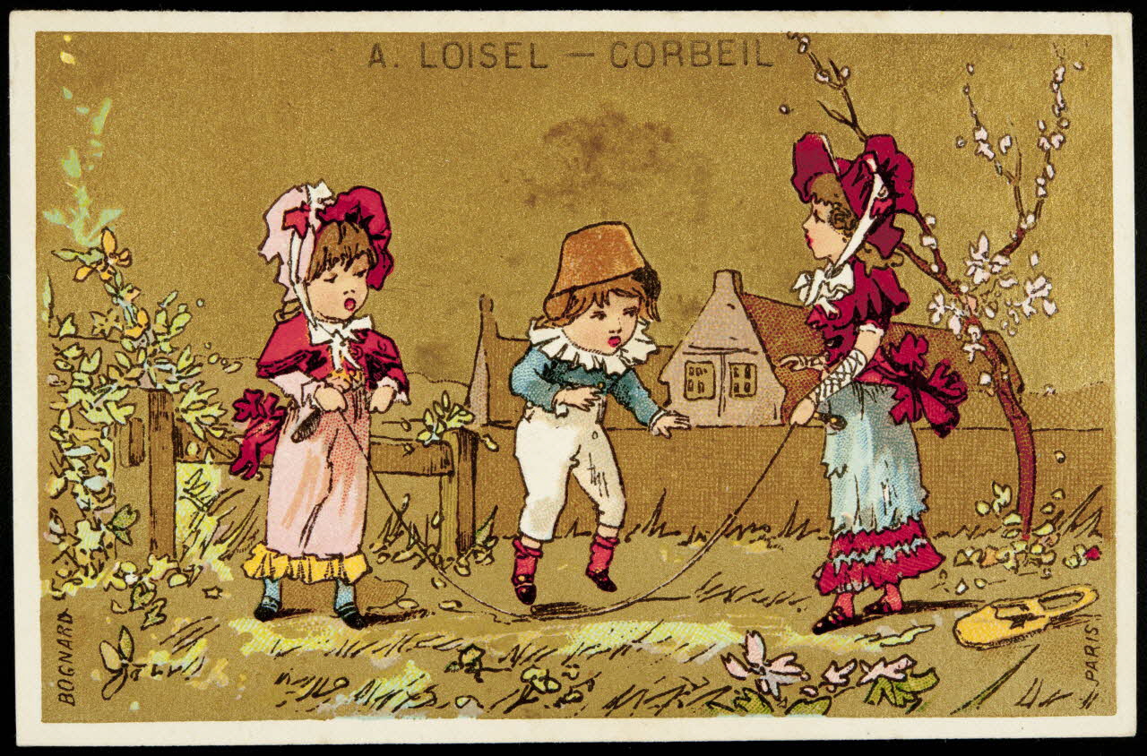 Bognard carte réclame chromo Paris 1876-1890 1995.1.1667.2 Photo