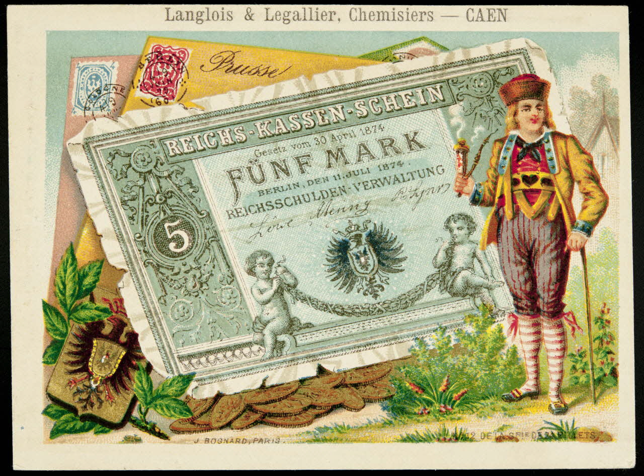 Bognard carte réclame chromo Paris 1876-1890 1995.1.1668.12 Photo