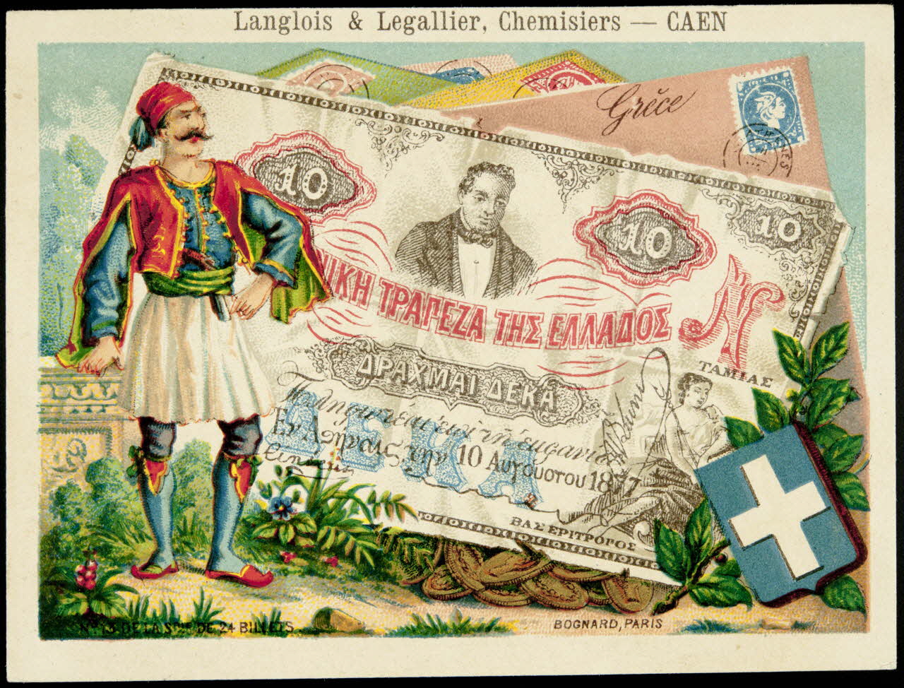 Bognard carte réclame chromo France 1876-1890 1995.1.1668.13 Photo